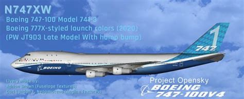 FSX/P3D POSKY Boeing 747.